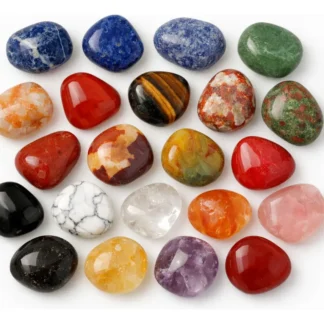 Pack de 20 gemas roladas naturales de 2 a 3 cm