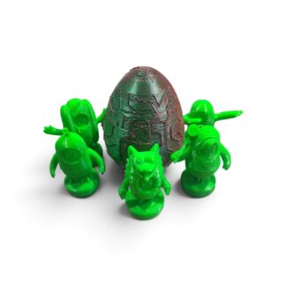 Pack x 5 huevos sorpresa Fall Guys impresos en 3D