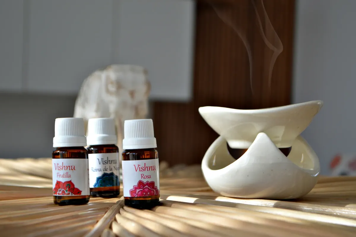 Combo 6 aceites aromáticos Vishnu 10 ml con aromas surtidos