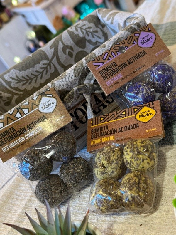 Bombitas Defumadoras Sagrada Madre Herbal x 4 unidades