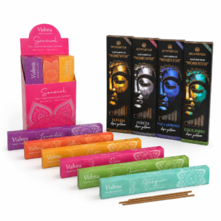 Combo líneas completas Aromanza Momentos y Vishnu Masala