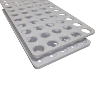 Gradilla para tubos de hemólisis x50 | Ø15 mm