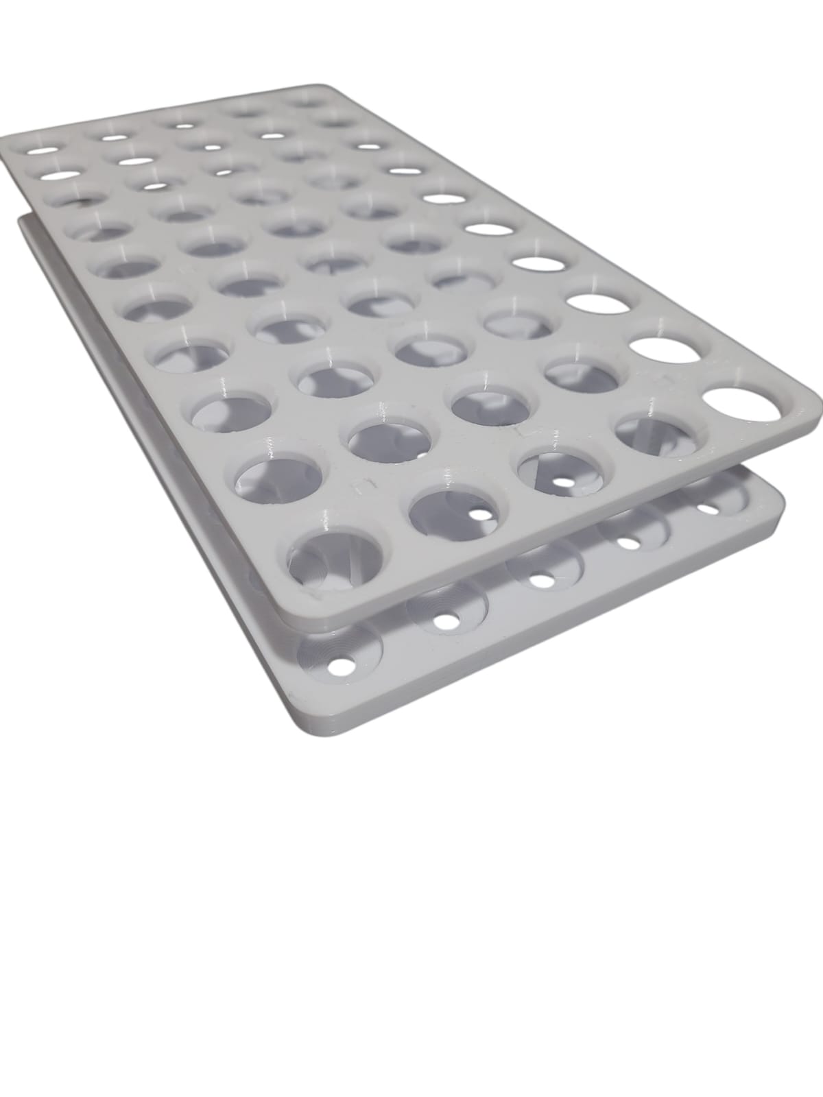 Gradilla para tubos de hemólisis x50 | Ø15 mm