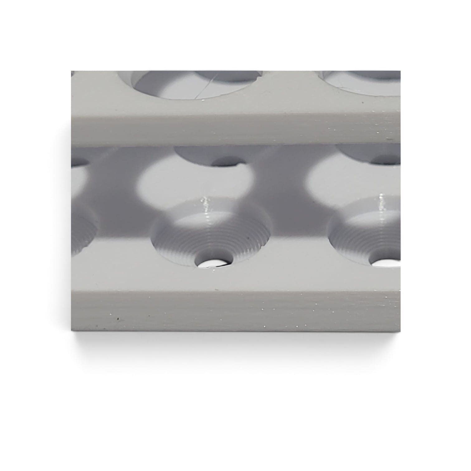 Gradilla para tubos de hemólisis x50 | Ø15 mm